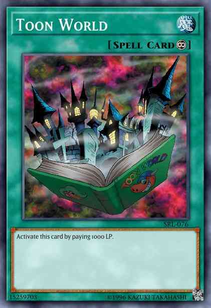 Toon World (Blue) - LDS1-EN068 - Ultra Rare - 1st Edition