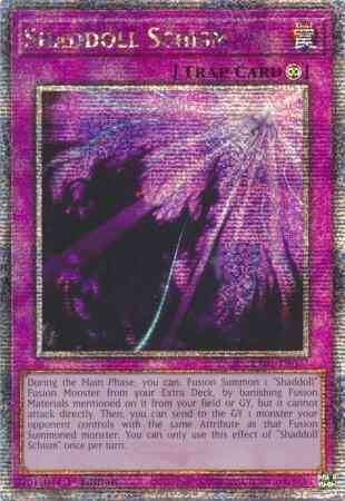 Shaddoll Schism - RA01-EN077 - Quarter Century Secret Rare - 1st Edition
