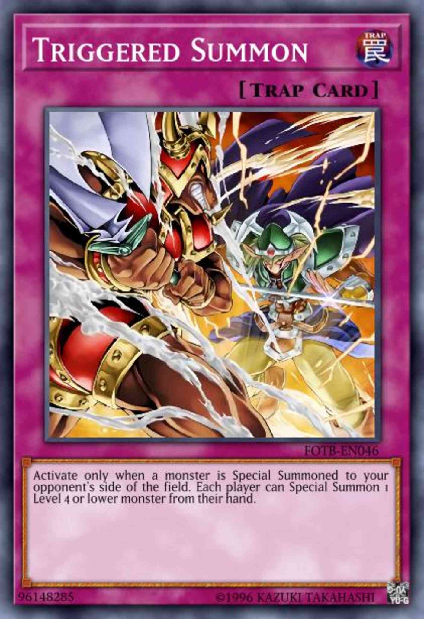Triggered Summon - FOTB-EN046 - Rare - 1st Edition