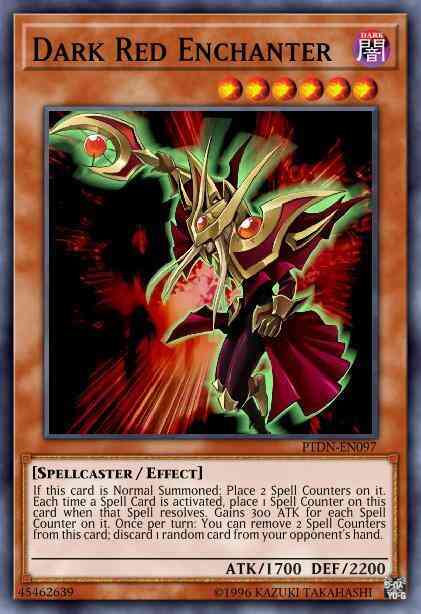Dark Red Enchanter - PTDN-EN097 - Secret Rare - 1st Edition