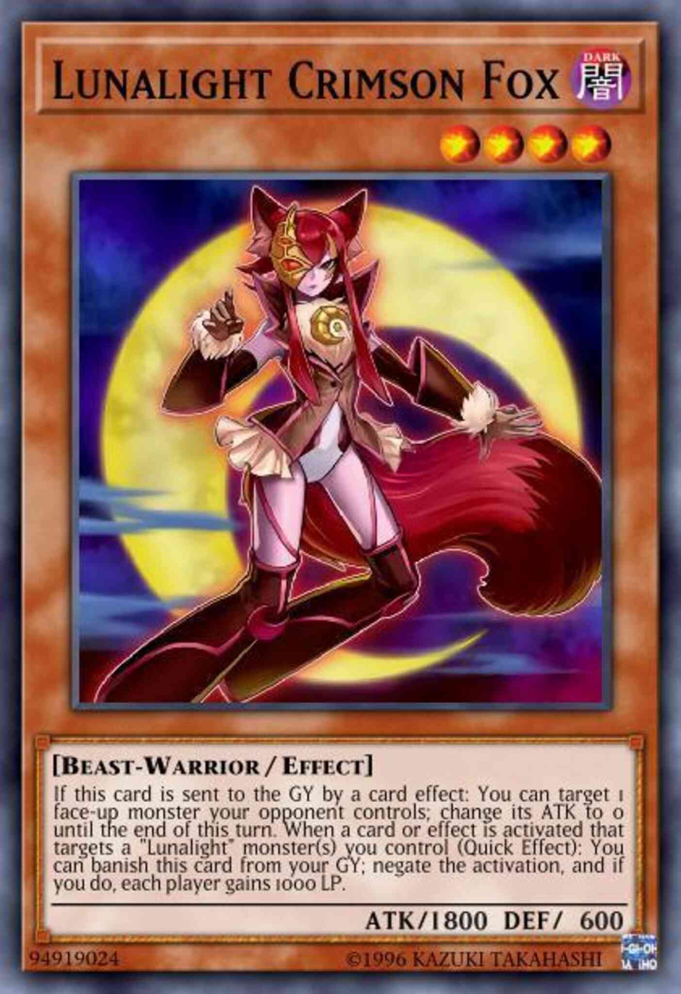 Lunalight Crimson Fox - CIBR-EN090 - Common - Unlimited