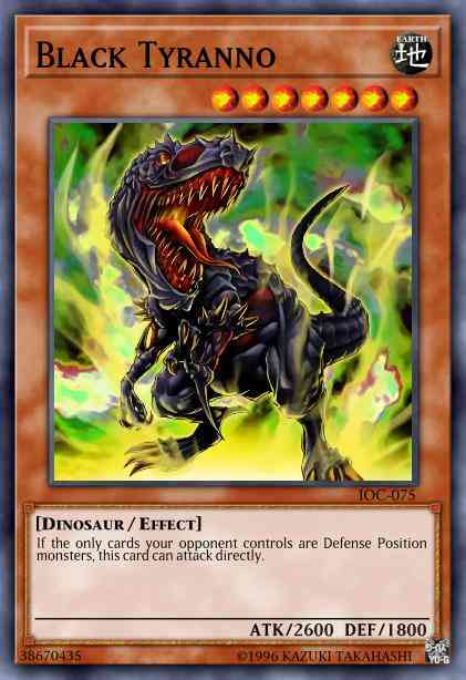 Black Tyranno - IOC-075 - Ultra Rare - 1st Edition