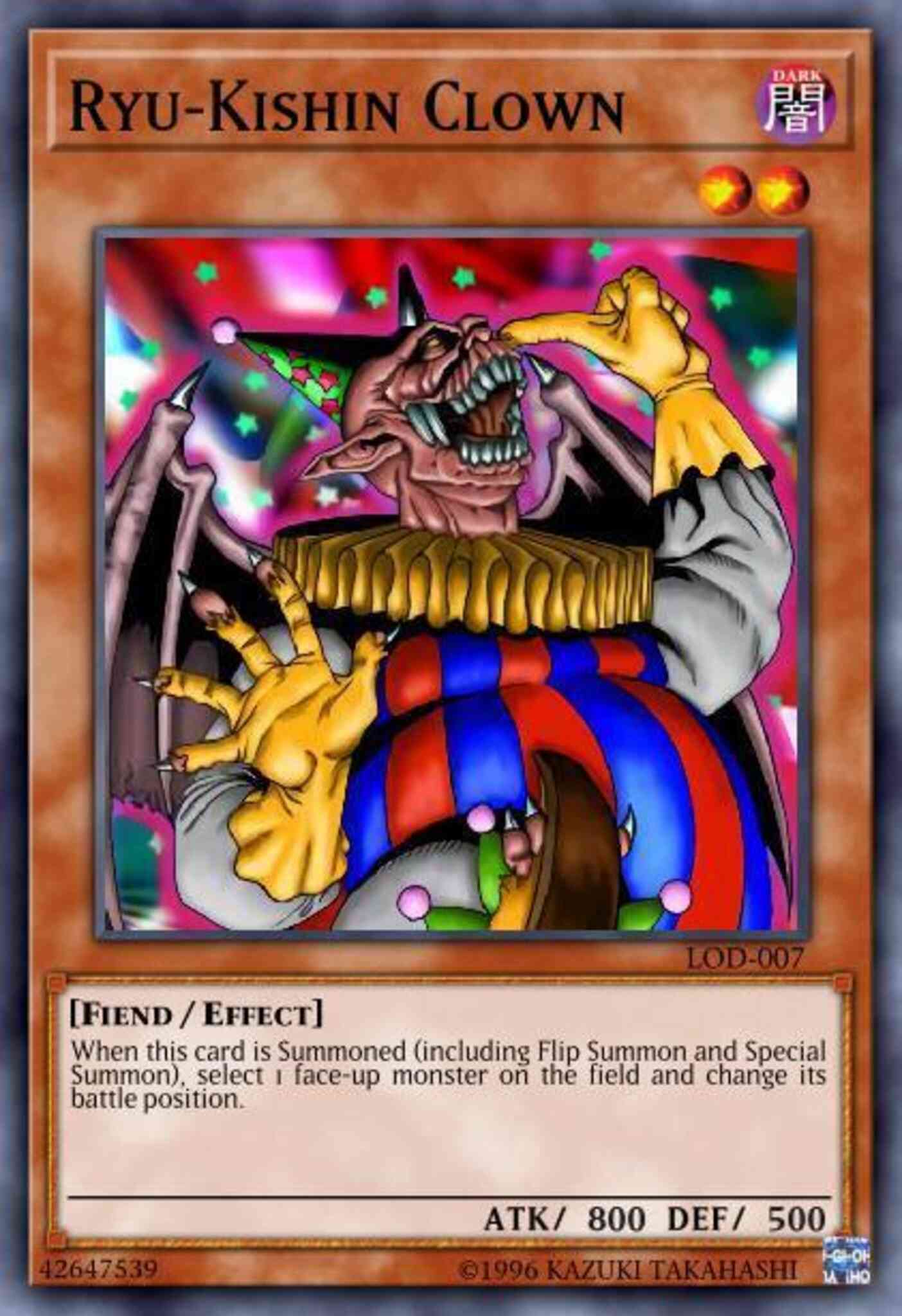 Ryu-Kishin Clown - LOD-007 - Common - 1st Edition