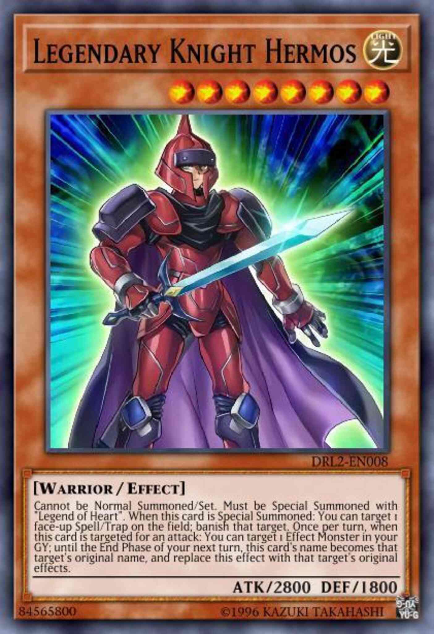Legendary Knight Hermos - DLCS-EN003 - Ultra Rare - 1st Edition