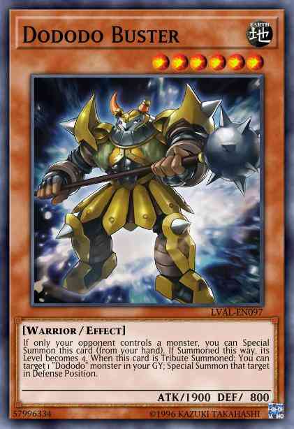 Dododo Buster - LVAL-EN097 - Common - Unlimited