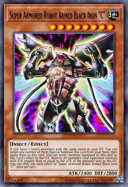Super Armored Robot Armed Black Iron "C" - SAST-EN097 - Common - 1st Edition