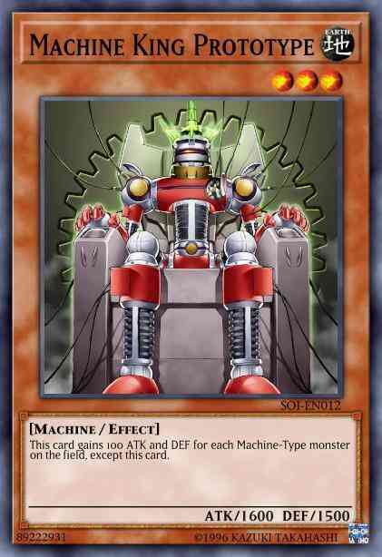 Machine King Prototype - BP03-EN019 - Shatterfoil Rare - 1st Edition