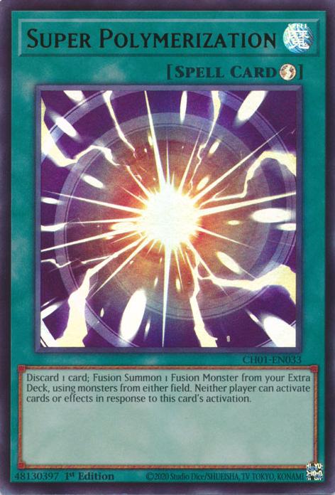 Super Polymerization - CH01-EN033 - Ultra Rare - 1st Edition