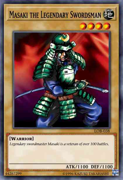 Masaki the Legendary Swordsman - LOB-038 - Common - Unlimited