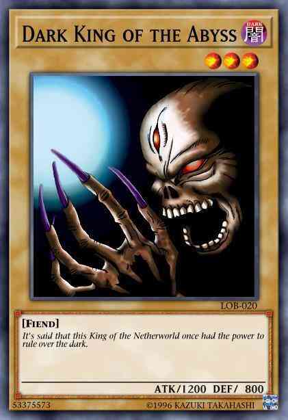 Dark King of the Abyss - LOB-020 - Common - 1st Edition