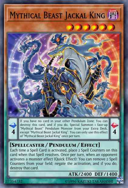 Mythical Beast Jackal King - INCH-EN048 - Super Rare - 1st Edition