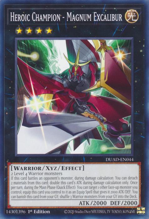 Heroic Champion - Magnum Excalibur - DUAD-EN044 - Common - 1st Edition