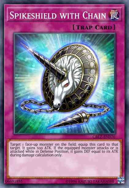 Spikeshield with Chain - BP02-EN214 - Mosaic Rare - Unlimited