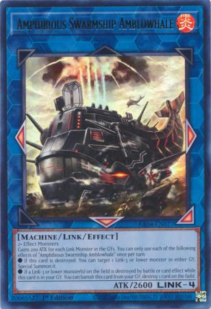 Amphibious Swarmship Amblowhale - RA04-EN077 - Ultra Rare - 1st Edition