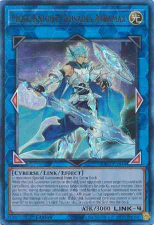 Mekk-Knight Crusadia Avramax - RA01-EN044 - Prismatic Ultimate Rare - 1st Edition