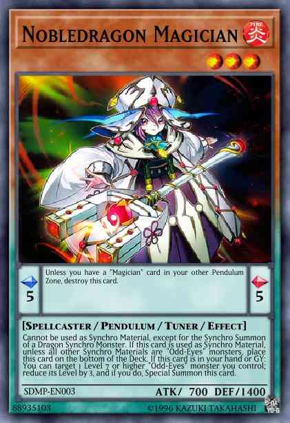 Nobledragon Magician - LEDD-ENC11 - Common - 1st Edition