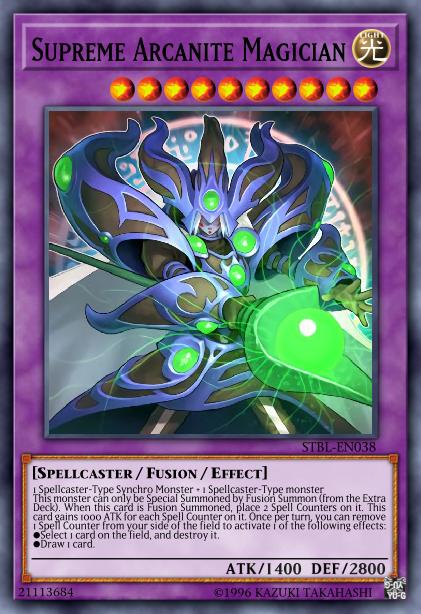 Supreme Arcanite Magician - STBL-EN038 - Ultimate Rare - 1st Edition