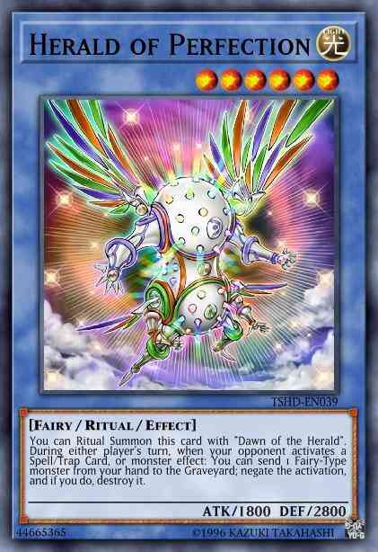 Herald of Perfection - GLD5-EN030 - GhostGold Rare - Limited