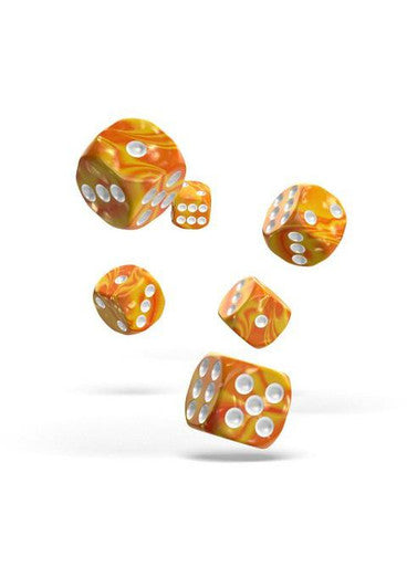 Oakie Doakie Dice - D6 Gemidice Sunstone 16mm Set of 12