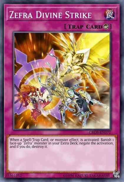 Zefra Divine Strike - CROS-EN072 - Super Rare - Unlimited