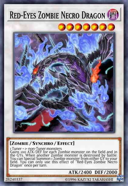 Red-Eyes Zombie Necro Dragon - SR07-EN041 - Ultra Rare - 1st Edition