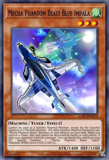 Mecha Phantom Beast Blue Impala - JOTL-EN023 - Ultra Rare - 1st Edition