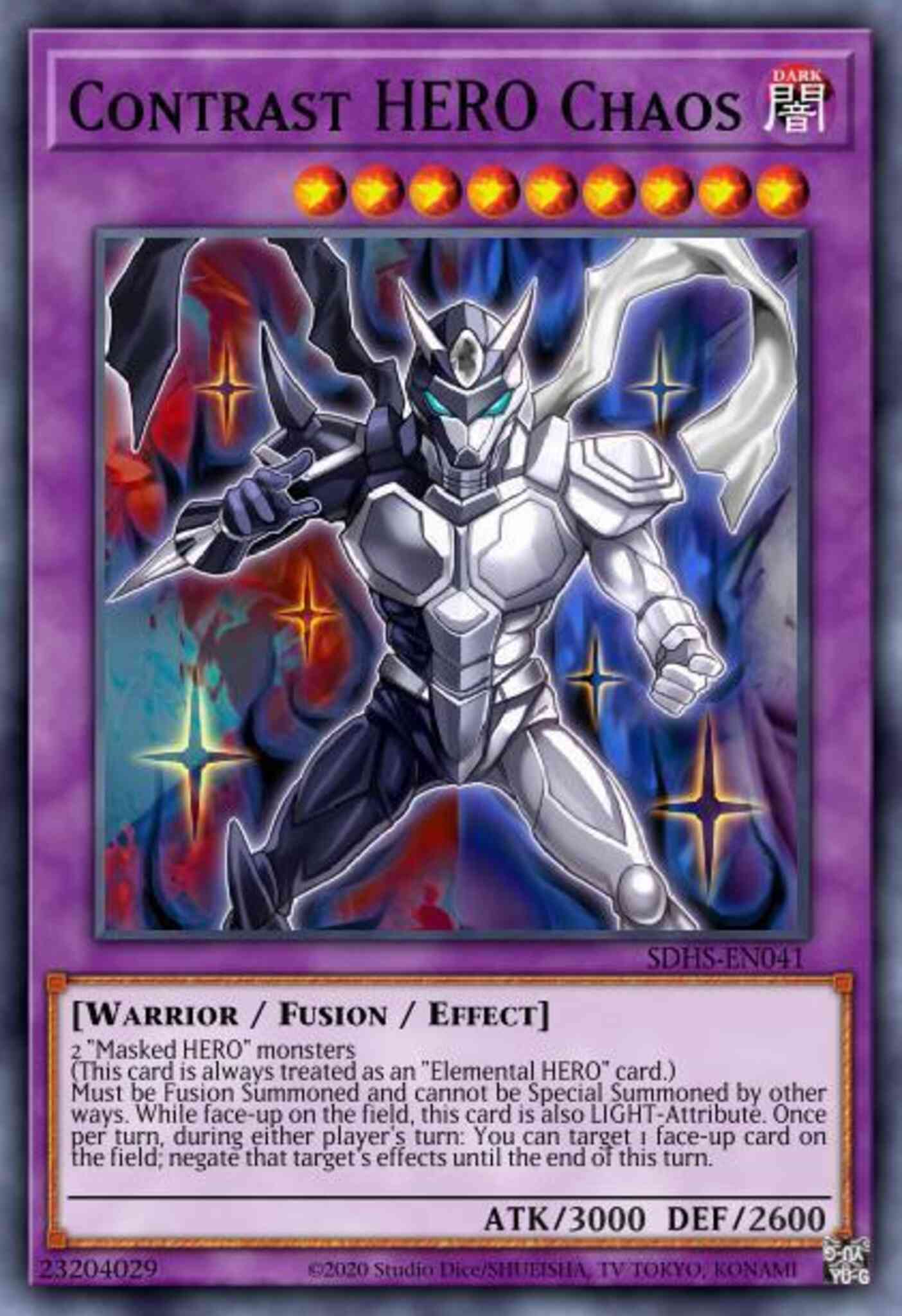 Contrast HERO Chaos - SDHS-EN041 - Ultra Rare - Unlimited