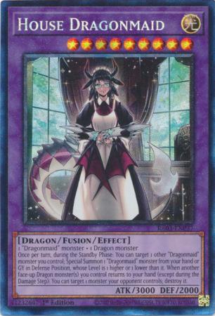House Dragonmaid - RA03-EN037 - Prismatic Collector's Rare - 1st Edition