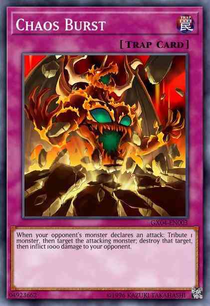Chaos Burst - BP03-EN203 - Shatterfoil Rare - 1st Edition