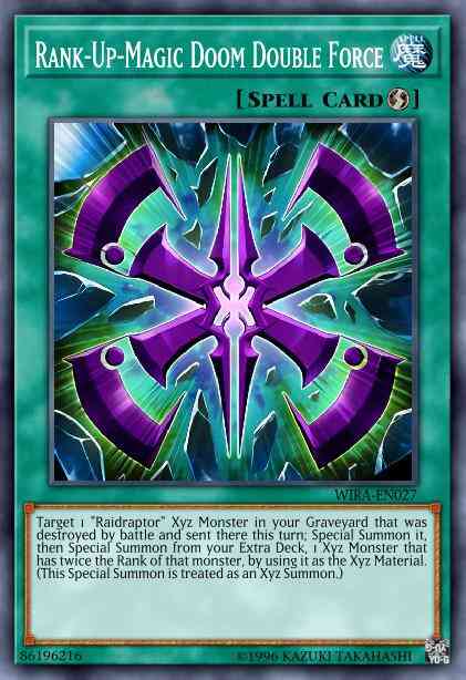Rank-Up-Magic Doom Double Force - WIRA-EN027 - Rare - 1st Edition