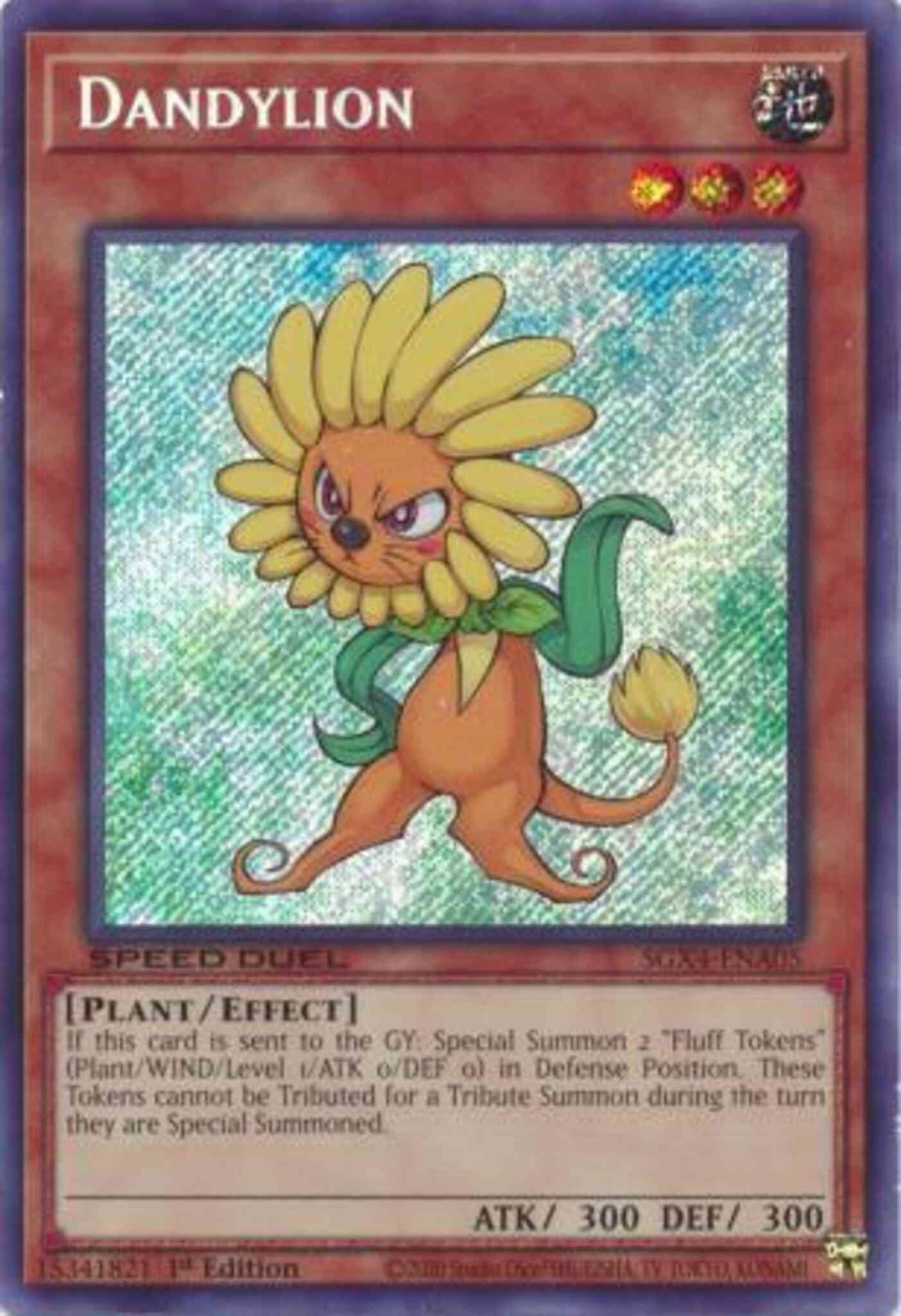 Dandylion - SGX4-ENA05 - Secret Rare - 1st Edition