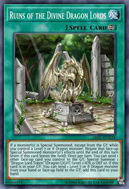 Ruins of the Divine Dragon Lords - SR02-EN024 - Super Rare - 1st Edition
