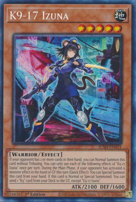K9-17 Izuna - JUSH-EN031 - Collector's Rare - 1st Edition