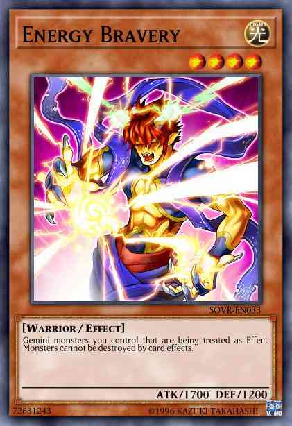 Energy Bravery - SOVR-EN033 - Common - 1st Edition