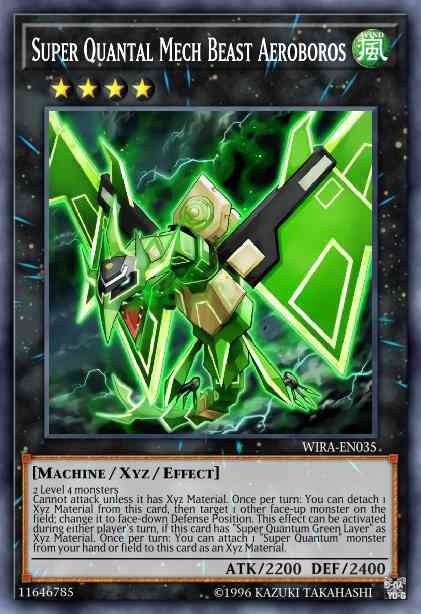 Super Quantal Mech Beast Aeroboros - WIRA-EN035 - Super Rare - 1st Edition