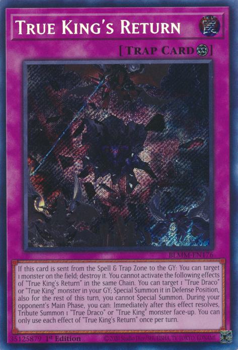 True King's Return - BLMM-EN176 - Secret Rare - 1st Edition