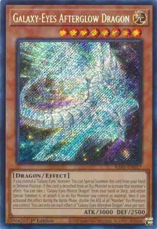 Galaxy-Eyes Afterglow Dragon - RA01-EN017 - Secret Rare - 1st Edition