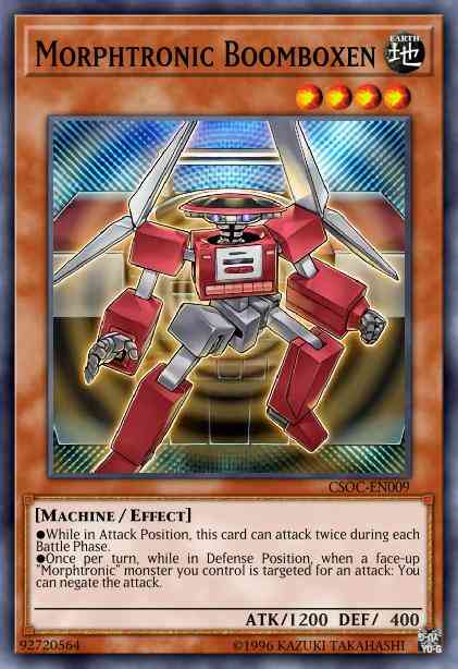 Morphtronic Boomboxen - CSOC-EN009 - Rare - 1st Edition