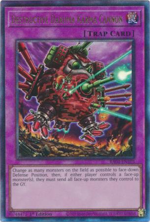 Destructive Daruma Karma Cannon - RA04-EN103 - Ultimate Rare - 1st Edition