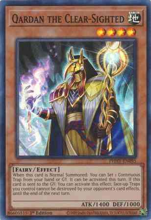 Qardan the Clear-Sighted - PHHY-EN095 - Super Rare - 1st Edition