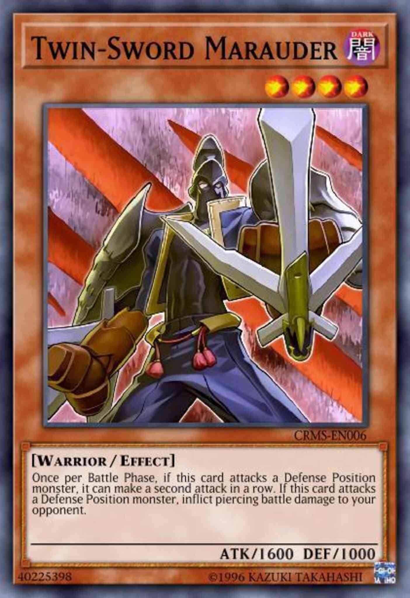 Twin-Sword Marauder - 5DS3-EN016 - Common - 1st Edition