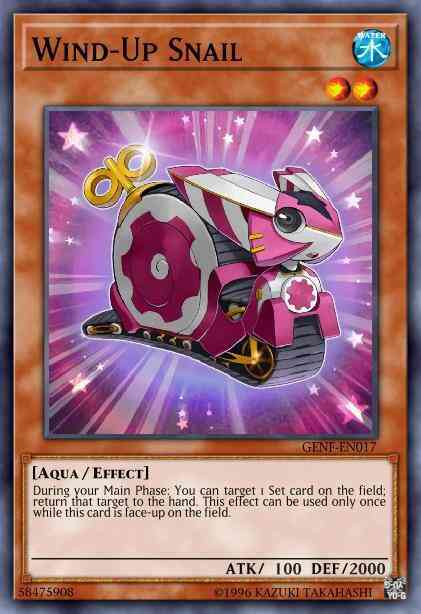 Wind-Up Snail - GENF-EN017 - Rare - Unlimited