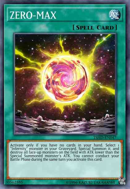 ZERO-MAX - TSHD-EN047 - Super Rare - 1st Edition