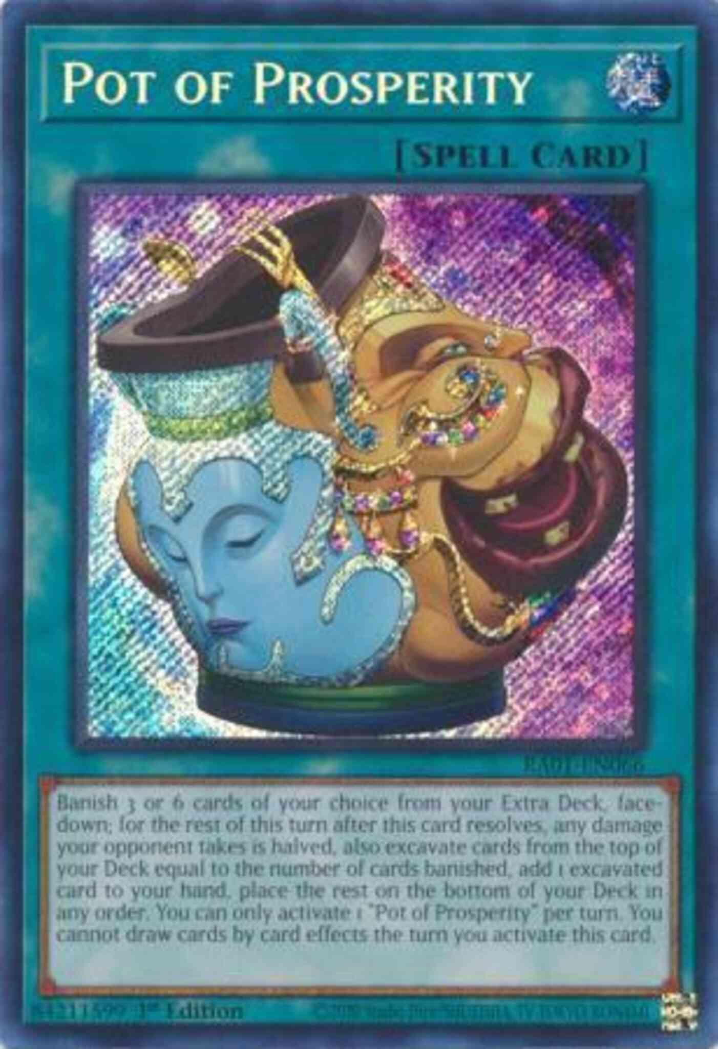 Pot of Prosperity - RA01-EN066 - Secret Rare - 1st Edition