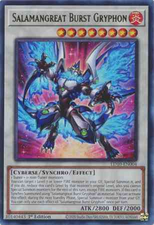 Salamangreat Burst Gryphon - LD10-EN004 - Ultra Rare - 1st Edition