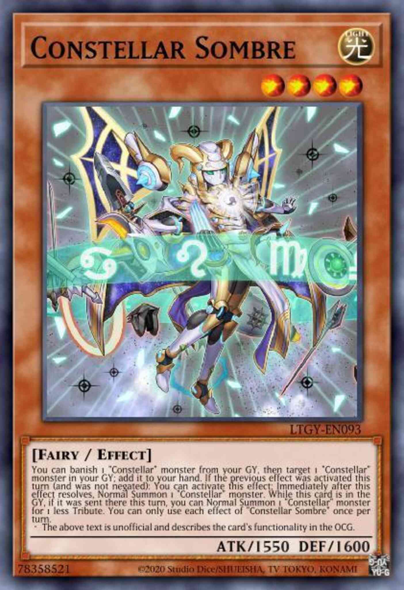 Constellar Sombre - MP14-EN060 - Super Rare - 1st Edition