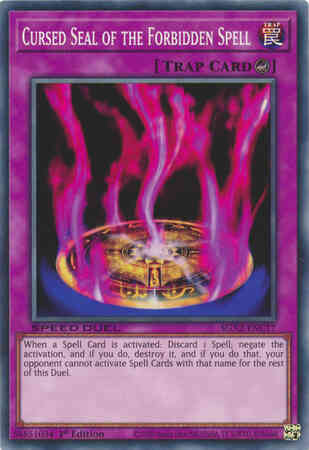 Cursed Seal of the Forbidden Spell - SGX2-ENC17 - Common - 1st Edition