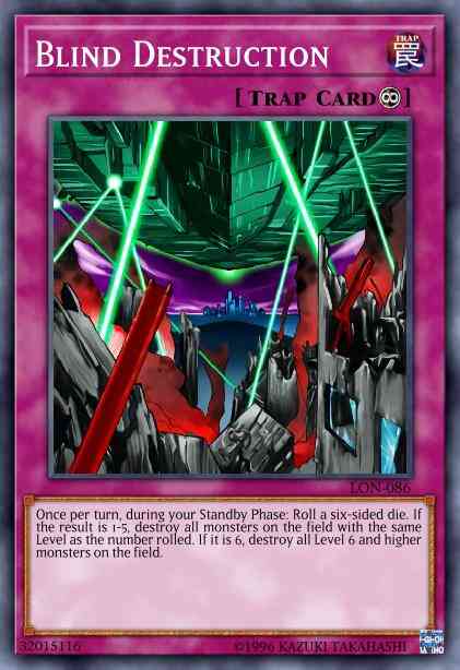 Blind Destruction - LON-086 - Common - 1st Edition