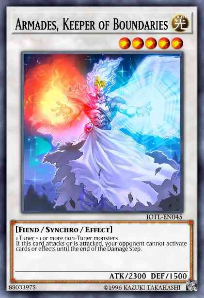 Armades, Keeper of Boundaries - JOTL-EN045 - Secret Rare - Unlimited