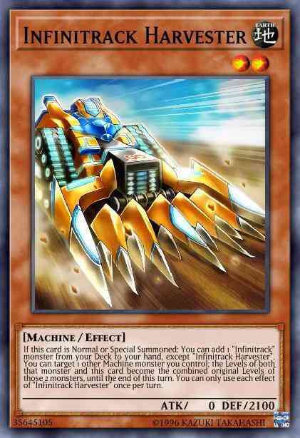 Infinitrack Harvester - INCH-EN001 - Secret Rare - 1st Edition